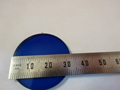 Wild Swiss M20 Glass Blue Filter Lens Microscope Part Optics