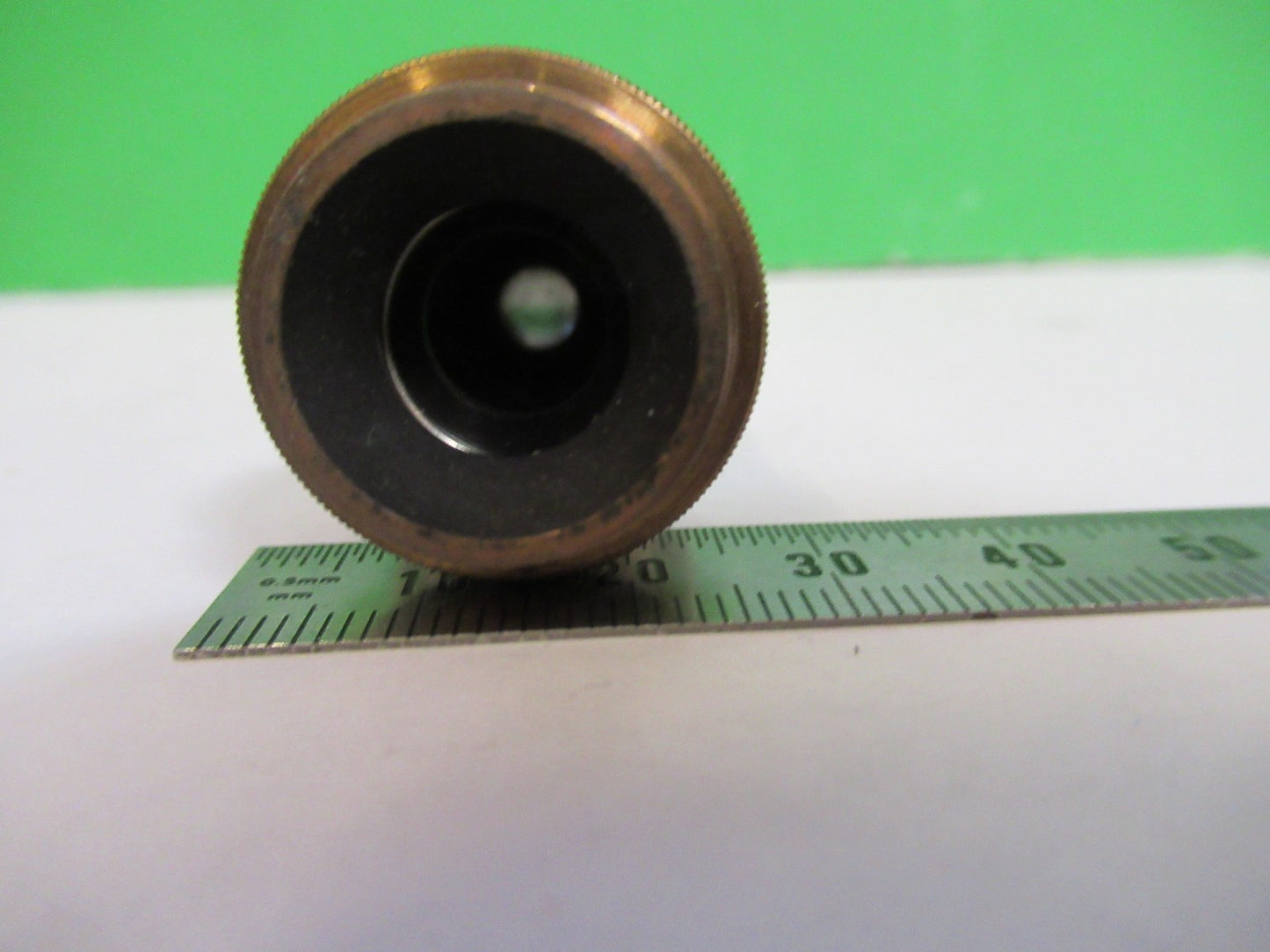 ANTIQUE BRASS OBJECTIVE CARL ZEISS 1902 RARE IRIS OPTICS MICROSCOPE PART W3-C-32