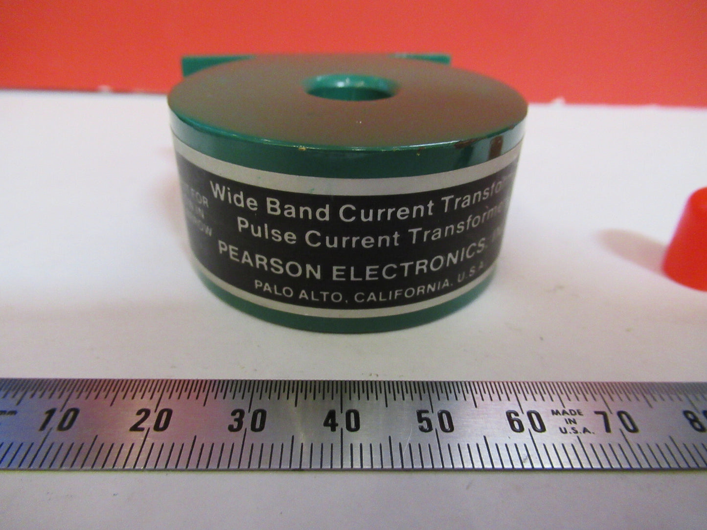PEARSON EMI TEST CURRENT TRANSFORMER 410 PALO ALTO AS PICTURED #S4-B-92