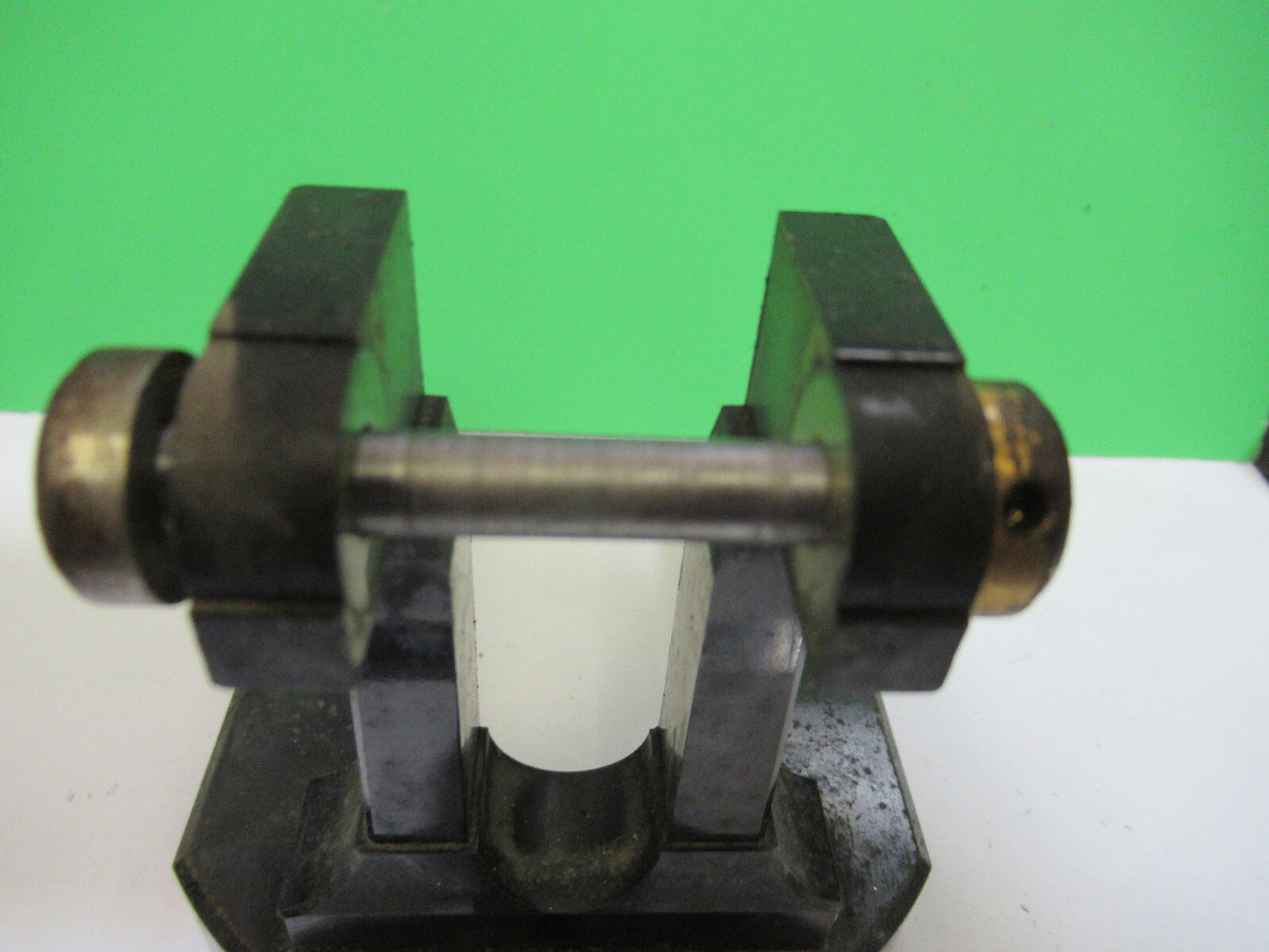 Antique Carl Zeiss AG Jena Horseshoe Base Microscope Part