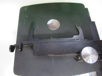 SPENCER AO XY STAGE TABLE CLIPS ANTIQUE MICROSCOPE PART as pic T6-A-69