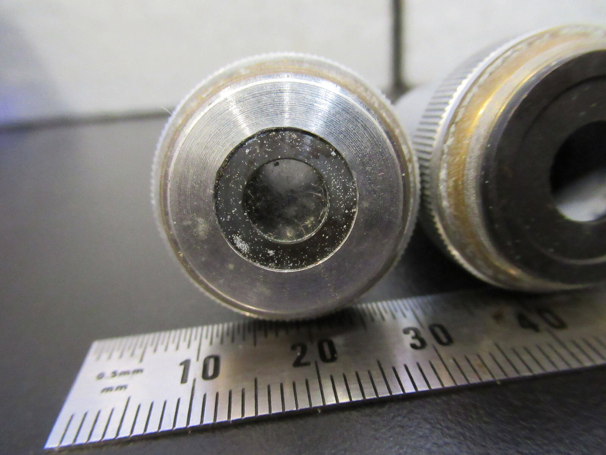 UNITRON LOT JAPAN OBJECTIVE 4X 10X 40X  MICROSCOPE PART AS PICTURED G8-A-56
