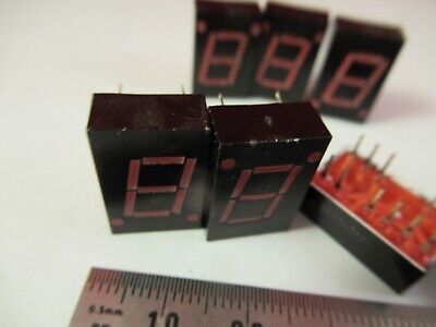LOT 9 PCS LED SEGMENTS NUMBER DISPLAY 1990-0431 COMPONENT AS PICTURED &P7-FT-82