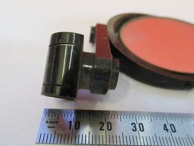 ANTIQUE BAUSCH LOMB MIRROR ASSEMBLY MICROSCOPE PART AS PICTURED &F6-B-105