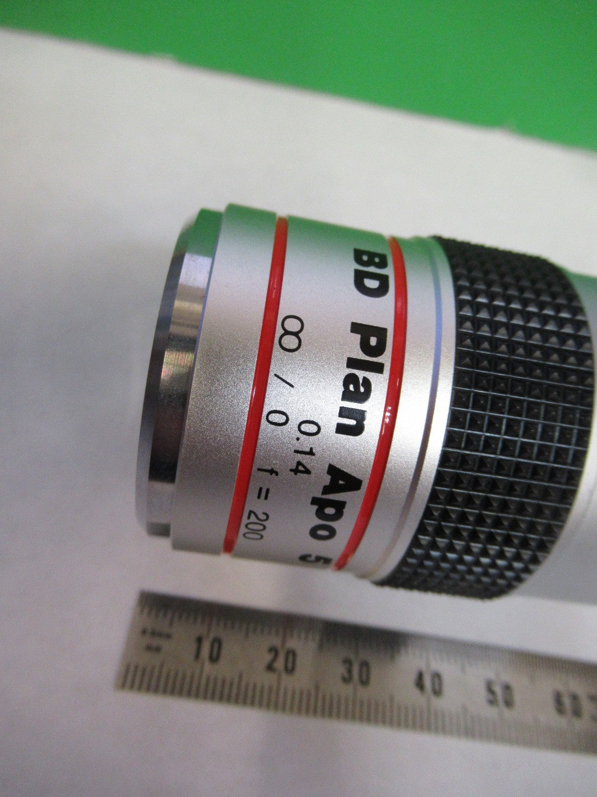 MITUTOYO APO PLAN OPTICS 5X INFINITY OBJECTIVE 378-832 MICROSCOPE PART U8-B-08