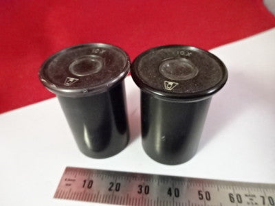 Pair Eyepieces Ocular 10X Vickers England UK Optics Microscope Part
