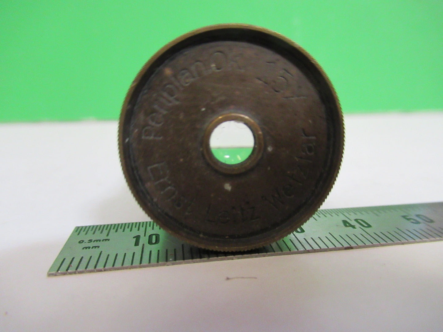 LEITZ GERMANY EYEPIECE PERIPLAN 15X ANTIQUE OPTICS MICROSCOPE PART V7-FT-77