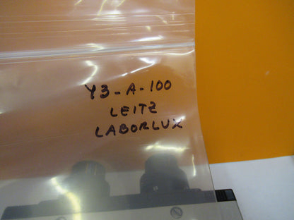 LEITZ GERMANY BINOCULAR HEAD LABORLUX MICROSCOPE PART AS PICTURED Y3-A-100