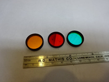 Microscope Part Lot Nikon Japan Lot Filters Lenses Optics