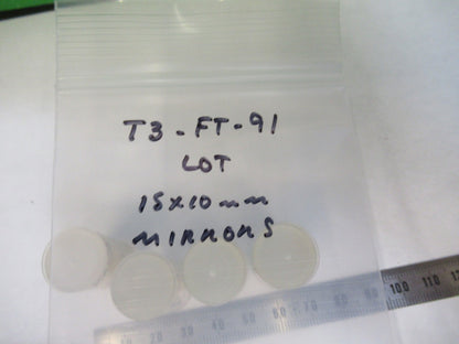 LOT OPTICAL SPECTRA PHYSICS COATED LENS PHOTONICS OPTICS 15x10mm as pic T3-FT-91