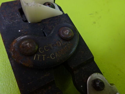 FOR PARTS ITT CANNON MAKER CRIMPING TOOL [rusty] AS IS #TA-3-8