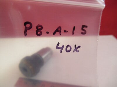 For Parts ZEISS WINKEL OBJECTIVE 40X /160 OPTICS MICROSCOPE AS PICTURED &P8-A-15