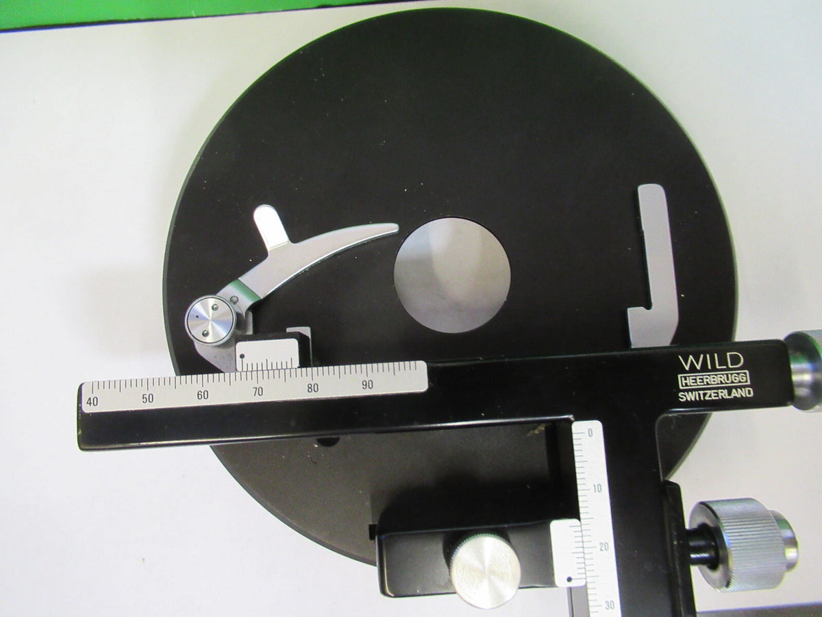 Wild Swiss Bino Xy Stage Table Microscope Part