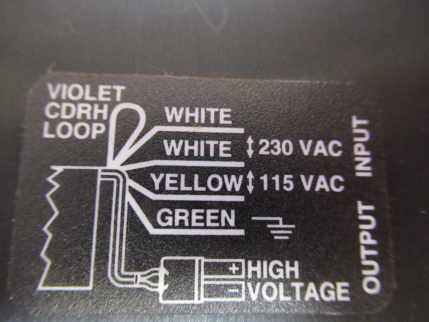 POWER SUPPLY GAS LASER HeNe LASER OPTICS AS PICTURED Y2-A-39