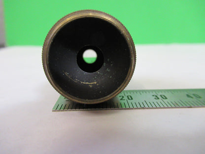 ANTIQUE BAUSCH LOMB BRASS OBJECTIVE 4mm MICROSCOPE PART AS PICTURED S7-A-34