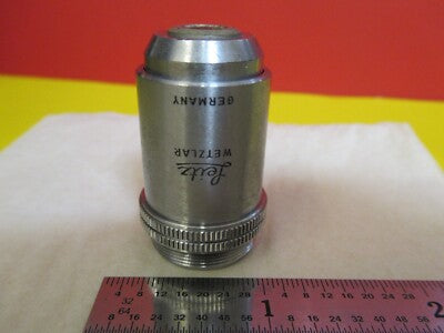 LEITZ WETZLAR GERMANY POL OBJECTIVE 50X/170 MICROSCOPE PART AS PICTURED FT-6-103
