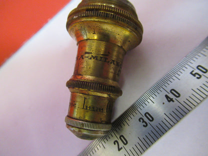 Antique Brass Koristka Italy Objective 8 Microscope Part