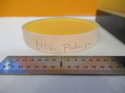 OPTICAL COATED FLAT 2" DIAMETER LASER OPTICS AS PICTURED &15-FT-X51