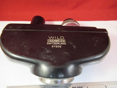 WILD HEERBRUGG SWISS M20 BINOCULAR HEAD MICROSCOPE PART OPTICS &33-B-07