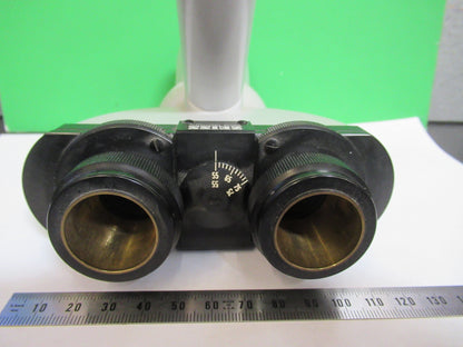 CARL ZEISS GERMANY TRINOCULAR HEAD OPTICS MICROSCOPE PART AS PICTURED G7-A-02