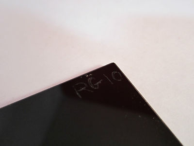 Huge Optical Glass Melt Pyrex 2463 for Filters Dark Laser Optics