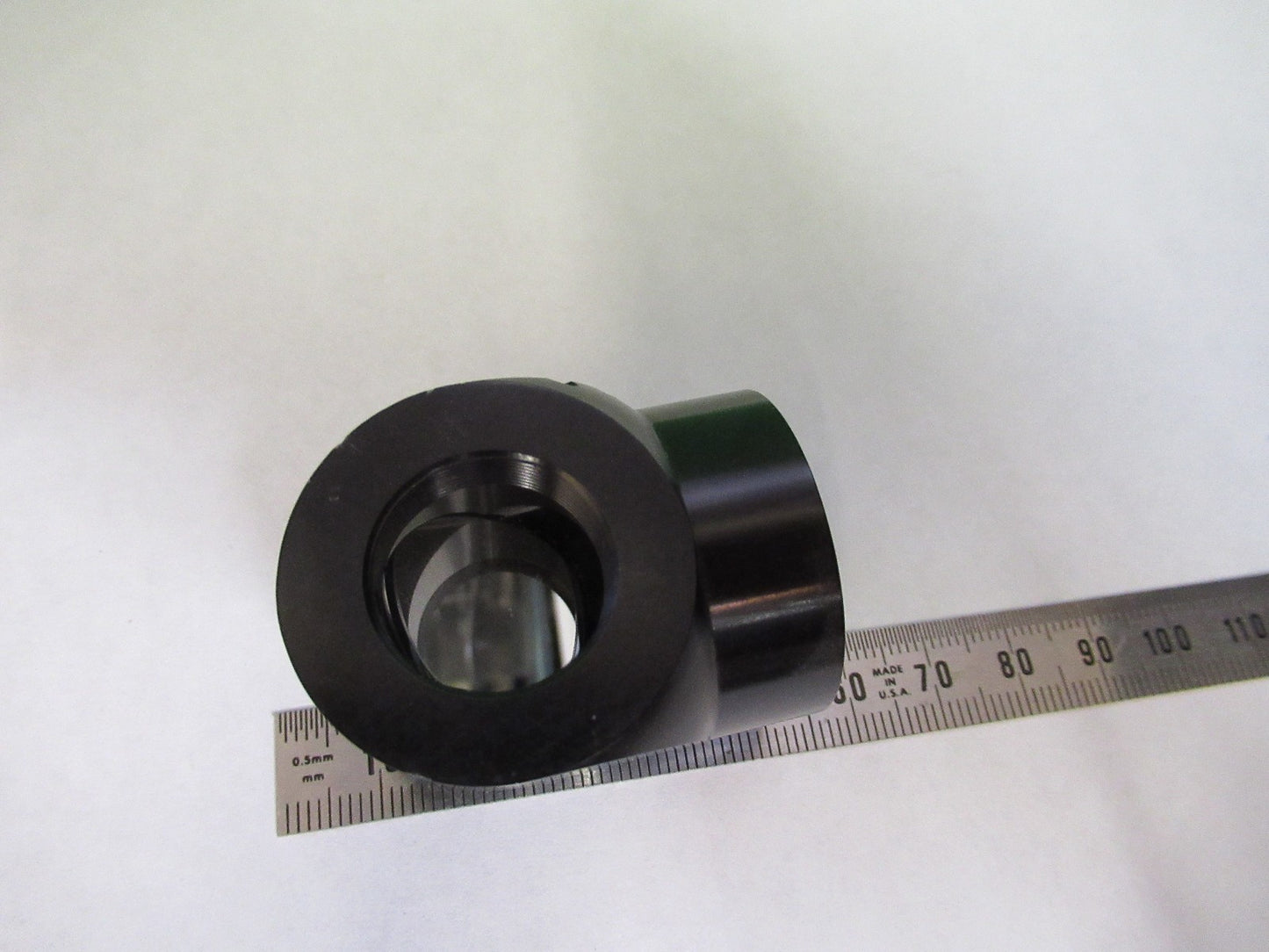 OPTICAL 90 deg MIRROR OPTICS MICROSCOPE PART AS PICTURED U8-A-52