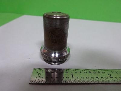 Microscope Part Objective Vintage Baker London 1/6" Optics
