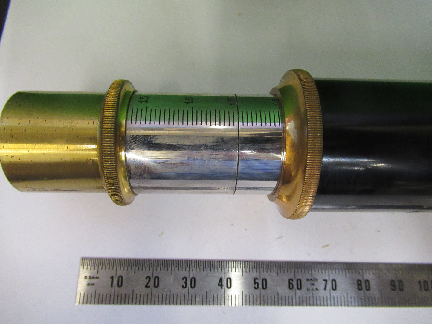 Ernst Leitz Wetzlar Antique Tubus +Nosepiece Microscope Part