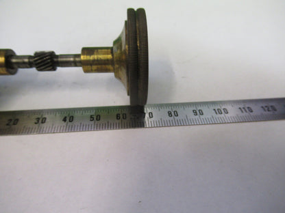 ANTIQUE BAUSCH LOMB SET OF PAIR KNOBS STAGE  MICROSCOPE PART AS PICTURED F3-B-67