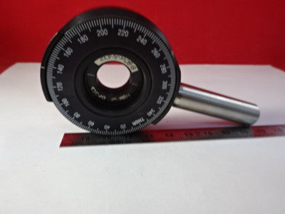 OPTICAL NEWPORT MOUNT ROTATABLE + RESEARCH LENS LASER PRO OPTICS AS IS &S8-B-14