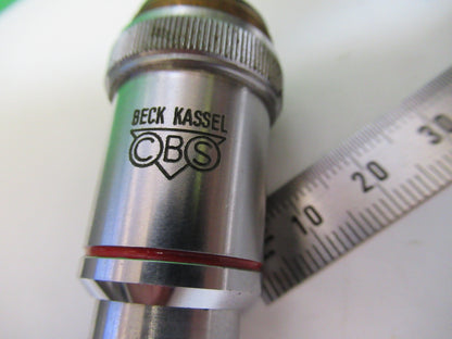 CBS KASSEL GERMANY 100X  /160 OBJECTIVE  MICROSCOPE PART AS PICTURED X5-A-74