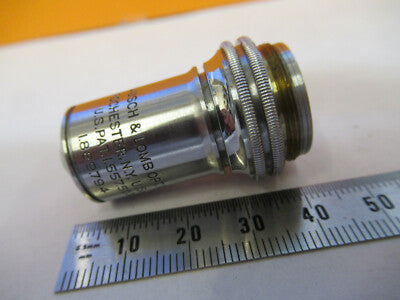Vintage Bausch & Lomb 97X Objective Optics Microscope Part