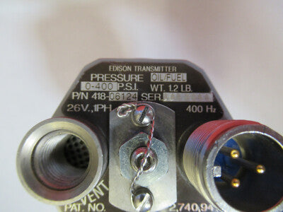 Meggitt Transmitter Pressure 418-06124 Aircraft Part