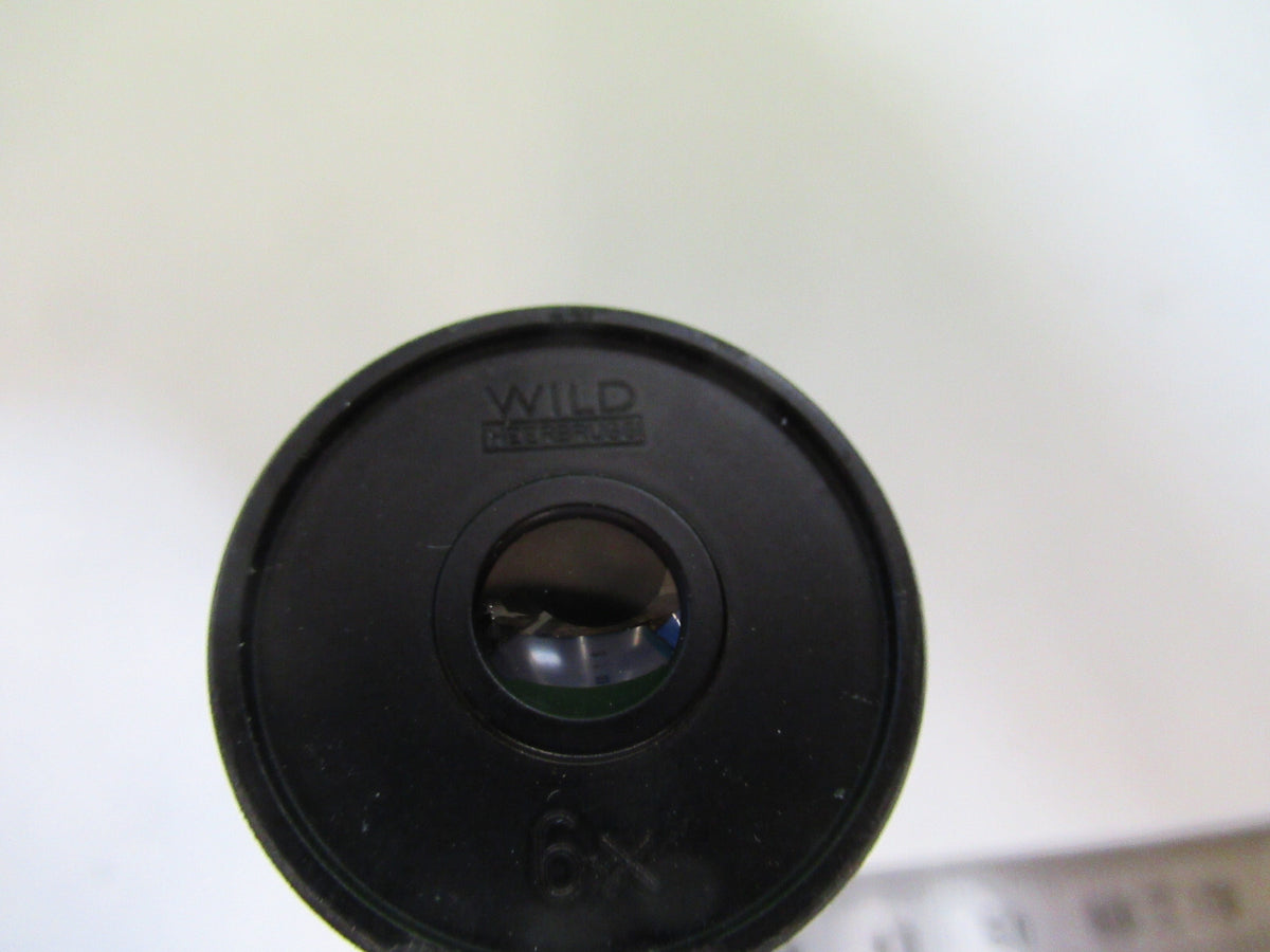 MICROSCOPE PART EYEPIECE WILD HEERBRUGG SWISS 6X AS PICTURED S8-A-37