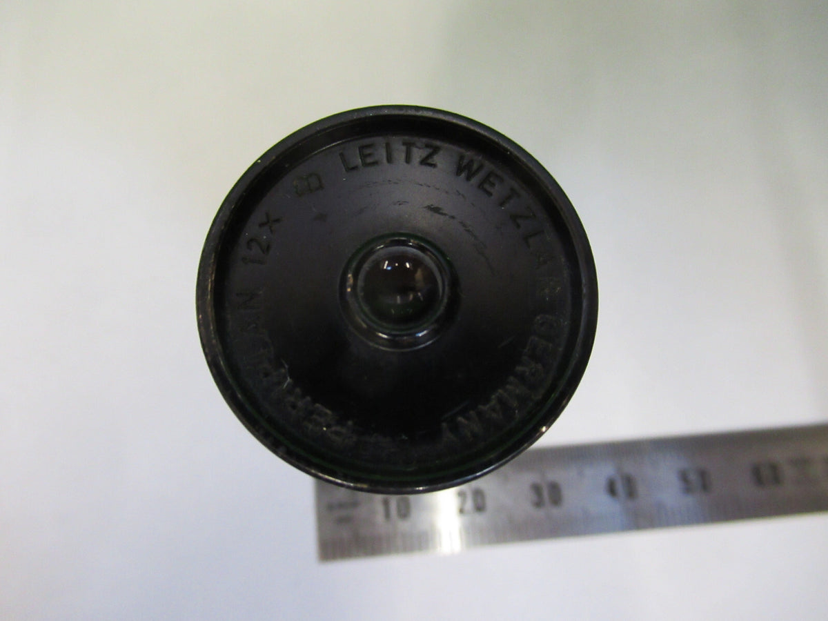 Antique Ernst Leitz 12X Ocular Eyepiece Microscope Part