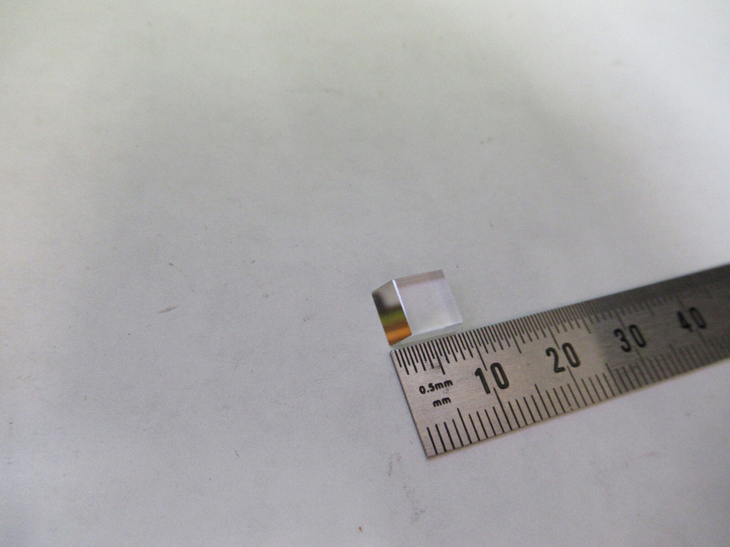 OPTICAL BK7 GLASS PRISM + MIRROR SURFACE LASER OPTICS AS PICTURED X7-A-16