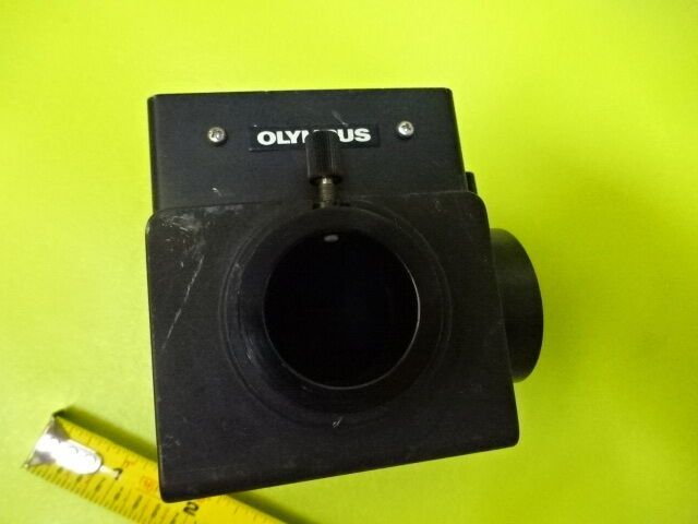 FÜR TEILE MIKROSKOPTEIL OLYMPUS JAPAN LAMPENGEHÄUSE LEER WIE BESEHEN #TD-3