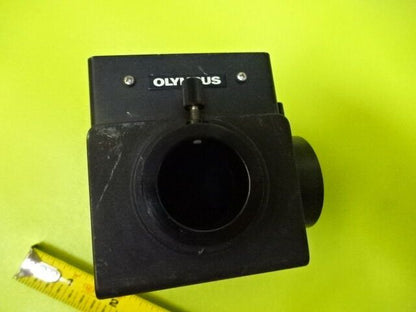 FÜR TEILE MIKROSKOPTEIL OLYMPUS JAPAN LAMPENGEHÄUSE LEER WIE BESEHEN #TD-3