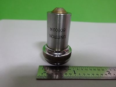 MIKROSKOPTEIL OBJEKTIV UNITRON M40 OPTIK WIE IST BIN#Y5-21