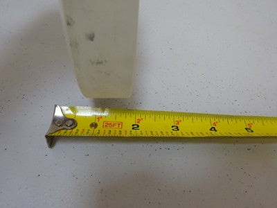 OPTICAL LARGE HEAVY FLAT PREFORM LENS LASER OPTICS BIN#P4-B-07