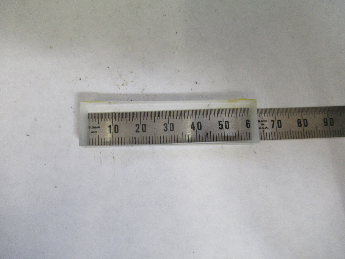 OPTICAL RECTANGULAR LENS OPTICS BI CONCAVE OPTICS  AS PICTURED S7-A-12