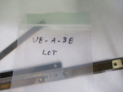 LOT 4 PIECES RACK GEAR BAUSCH LOMB AO SPENCER MICROSCOPE PART AS PICTURE U8-A-38