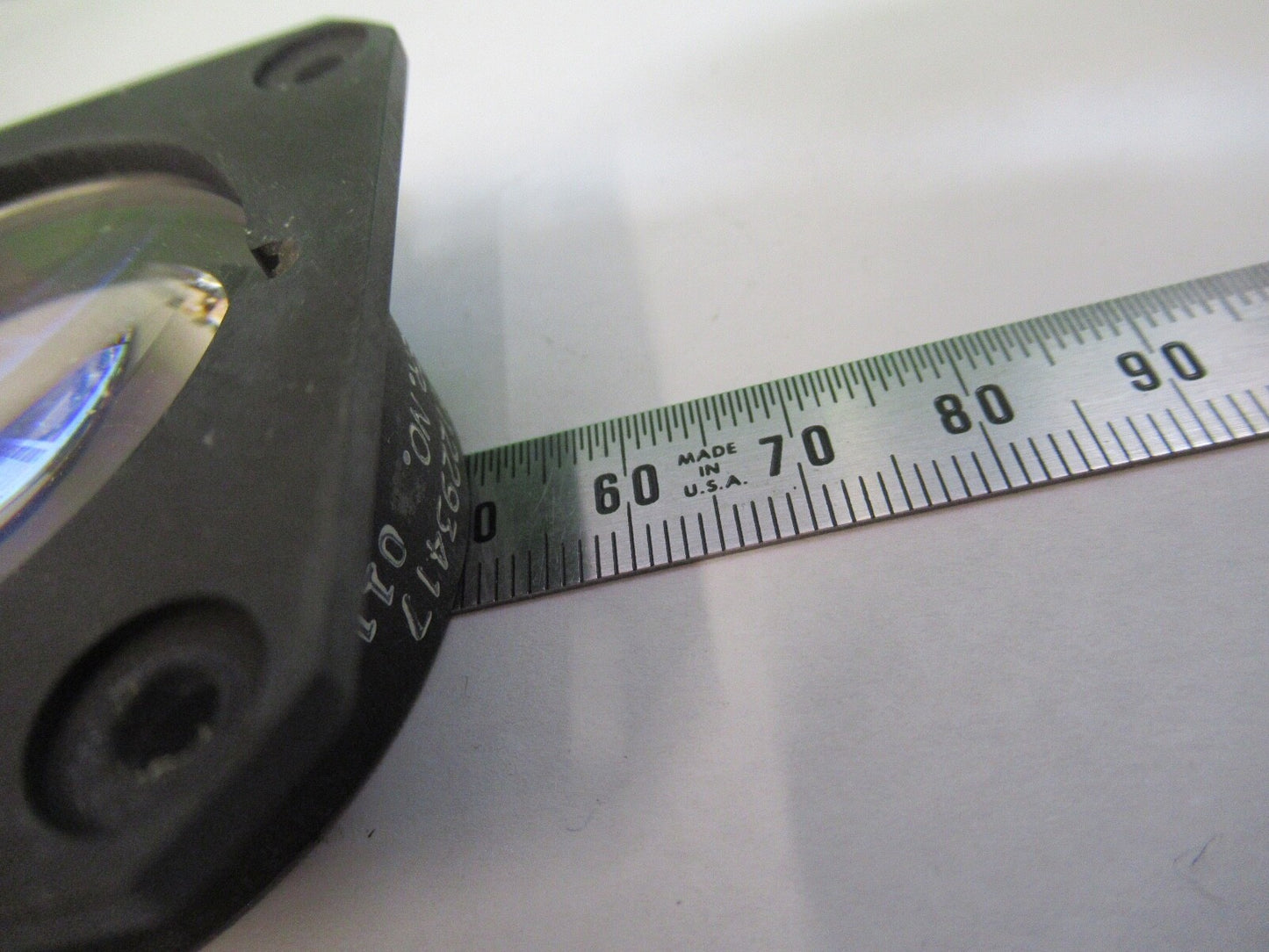 OPTICAL MIL SPEC MOUNTED GLASS LENS LASER OPTICS AS PICTURED Q9-FT-87