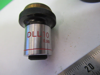 NIKON JAPAN OBJECTIVE DLL 10X PHASE MICROSCOPE PART AS PICTURED &G2-A-99