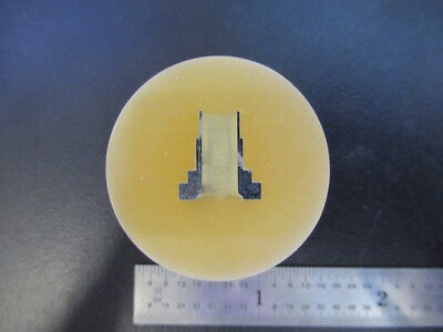 METALLOGRAPHIC SPECIMEN WELDING SAMPLE EDUCATIONAL STUDY AS PICTURED &A9-A-26