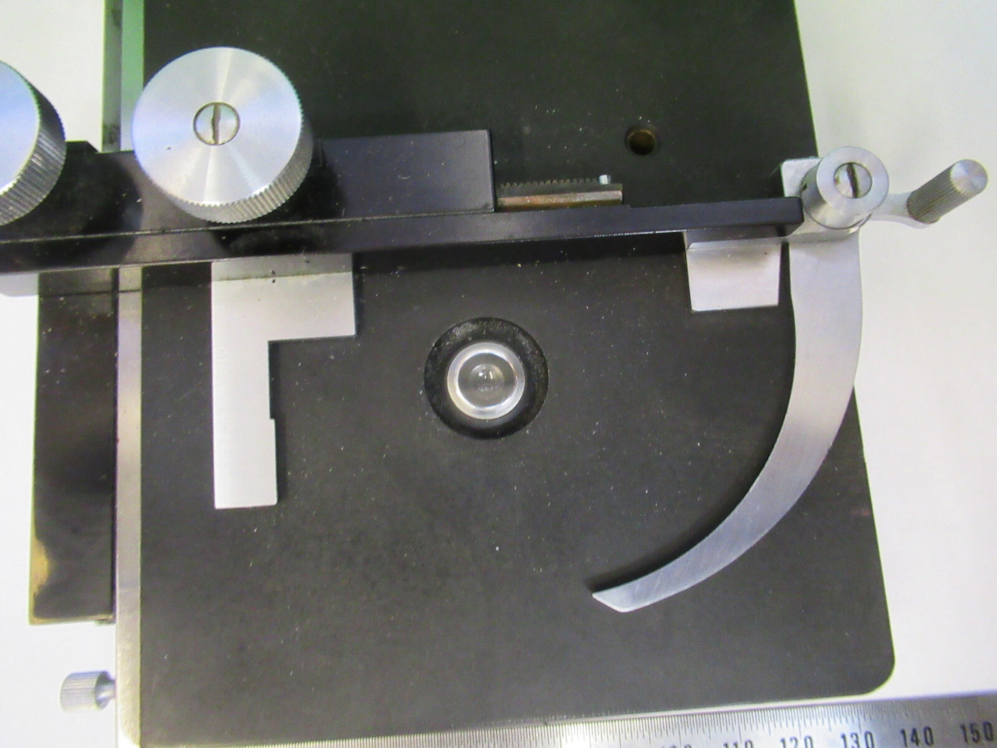 BAUSCH LOMB  STAGE TABLE XY MICROSCOPE PART OPTICS AS PICTURED &F3-B-57