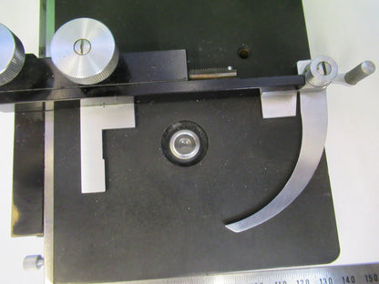 BAUSCH LOMB  STAGE TABLE XY MICROSCOPE PART OPTICS AS PICTURED &F3-B-57