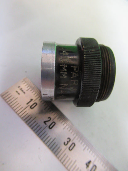 PARA 40mm WATSON UK OBJECTIVE OPTICS MICROSCOPE PART AS PICTURED R2-B-85