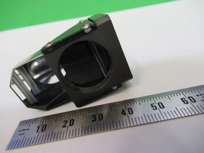 NIKON JAPAN HEAD GLASS PRISM OPTICS MICROSCOPE PART AS PICTURED T4-B-12