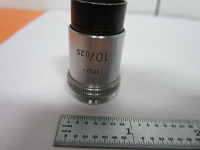Microscope Part Objective Ernst Leitz Germany 10X Optics